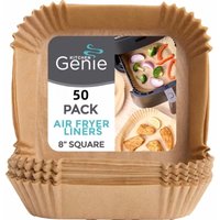 KITCHEN GENIE Disposable BPA-free A Air fryer liners,50Piece,Non-stick Greaseproof Parchment Paper,Convenient for cooking and