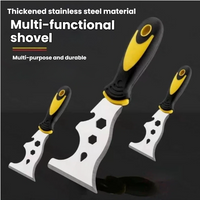 Cleaning tools, Paint scraper, wallpaper can opener, paint roller,Multifunctional stainless steel dough cutter, home DIY tools