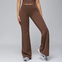 Yoga Pants Flare Leggings Women High Waist Wide Leg Pants Gym Women Fitness Sports Flared Pant Dance Trousers Women shaped Hip