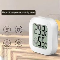 1/4pcs Mini LCD Digital Thermometer Hygrometer Indoor Room Temperature Humidity Meter Sensor Gauge Weather Station Set