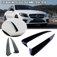 Fit For Mercedes-Benz C-Class W205 C43 C63 2014-2019 Rear Bumper Surrounds The Air Outlet Tail Wind Knife Air Vent Cover