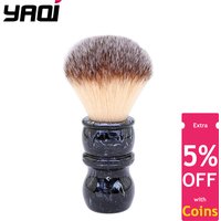 Yaqi 24MM Men's Shaving Brush Resin Handle Nylon For Men Clearance Beard Professional Barber Face Cleaning Shaving Brush Tool