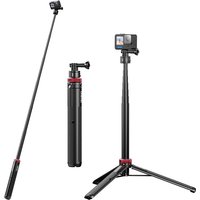 Ulanzi Go-Quick II 1.4M Extendable Tripod Selfie Stick for GoPro Hero 13 12 11 10 DJI Insta360 Camera Hand Grips Extension Rod