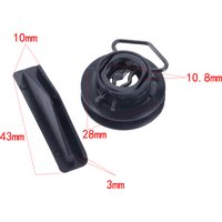 1 Set Black Plastic+metal Car Clips for Citroen Elysee LIFAN 520 Door Glass Lifter Latch Guide Block Auto Fastener