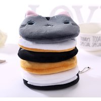 Cartoon Kids Girls Coin Purse Cute Cat Plush Wallet Women Girls Change Purse Bag Mini Money Coin Key Wallets Pouch Children Gift