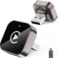 (2026 Upgraded) Wireless CarPlay Adapter for Apple iPhone&Android, Small Size,Plug and Play,Fast and Stable Connection Wireless