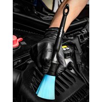 Magic Gem Car Detailing Brush Set Super Soft Auto Interior Detail Brush With Bristles Car Dash Duster Brush Accessories