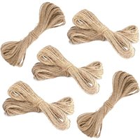 10/20 Meters Trimmable Linen Rope Tag Hanging Rope Hand Woven Rope Diy Woven Ropes Hemp Ropes For Tags Art Craft Accessories