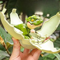 Children's toy deformed dinosaur egg cute bite finger bite finger Tyrannosaurus rex blind box simulation animal model boy