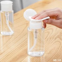 Refillable Bottles Push-type Down Empty Bottling Push Pump Dispenser Bottle for Nail Polish and Makeup Remover Bottle Packaging