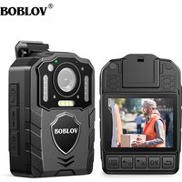BOBLOV KJ25 1080p Body Camera 3000mAh Support 13H Recording Night Vision Camcorder Law Enforcement Police Camera For Hiking Ride