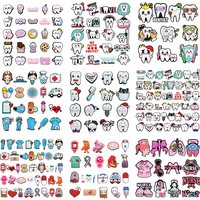 10-46Pcs Doctor Nurse Series Shoe Charms Teeth Clogs Sandals Decoration Shoes Accessories Buckle for Kids Friends Gifts