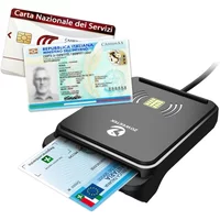 Zoweetek CIE Identity Smart Card Reader for NFC Contactless and Contact Chip Card DNI CRS CNS Compatible with Windows