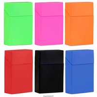 Multi Color Plastic Cigarette Box Portable Thin Cigar Case Pocket Smoking Holder Anti-Collision Storage Container Ma22 Dropship