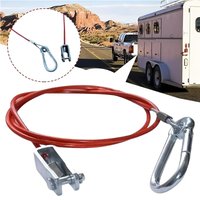 Stainless Steel Trailer Breakaway Rope Trailer Caravan Brake Away Breakaway Safety Cable Braked Hitch Accessories Parts