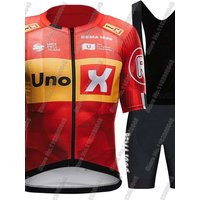AliExpress NONE 2026 UNO X Pro Team Cycling Jersey Set Summer Norway Bicycle Clothing Road Bike Shirts Suit Bicycle Bib Shorts MTB Ropa Maillot