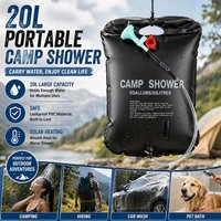 Car Camping Equipment Camping Water Bag Portable Folding Water Bucket Large Water Container Shower Water Bag