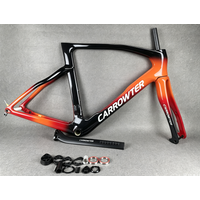 90 Colors F14 Carbon Frame Road Bike Frameset Rim Disc Brake Handlebar XDB