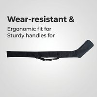 1Pcs Portable One Shoulder Ice Hockey Stick Bag High Quality Black Light Waterproof Stick Adjustable For Hockey Stick