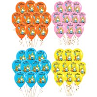 12-60Pcs Simpson Family Cartoon Balloons 12inch Balloon Birthday Party Decoration Toys For Kids Baby Shower Party Supplies