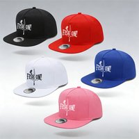 1/2PC FISH ON! Outdoor Fishing Theme Snapback Hat, Casual Flat Brim Adjustable Baseball Cap for Men & Women
