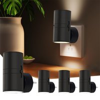 1/2/4 PCS LED Night Light with Dusk To Dawn Sensor Plug-in Wall Mounted Night Light Suitable for Bedrooms Corridors Stairs