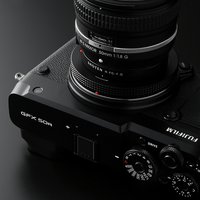 SHOTEN Objektivadapter für Nikon G auf Fuji GFX für Fuji GFX 50R 50S 50SII 100 100S Kameras