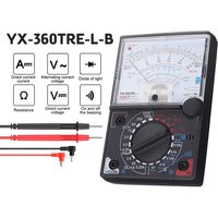 YX-360TRE-L-B Dial Multimeter Voltmeter, Ammeter, Ohm Meter With Indicator Light With Buzzer Function