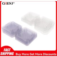 10Pcs CPU Box CPU Plastic Protective Case CPU Clamshell Tray Case Container 1pc CPU Case Holder Tray Box Plastic Protection