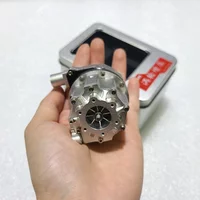 Engine Turbocharger Kit Model All Metal Exquisite High Output Suitable for Engine Supercharger Model Toys