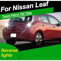 LED Reverse lights T15 Canbus Car Bulb 360 Degree Full Angle 4014SMD Chip 6000K White For Nissan Leaf Teana Patrol Y62 Tiida