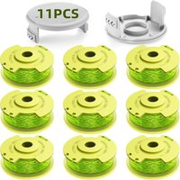 Set of R9+2 Green Suitable for Lawn Mower Grass Head AC80RL3/AC14HCA Grass Rope Lawn Mower Weed Eater Replacement Parts