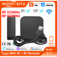 Tuya Smart RF IR Remote Control 315MHz 433MHz WiFi Version for Smart Home for AC ALL TV Support SmartLife Yandex Alexa