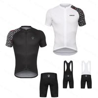 AliExpress NONE Cycling Set Short Sleeve Jersey and Bib Shorts Pro Race MTB Ropa Maillot Men Go Rigo Go Summer Breathable Bicycle Clothing Suit