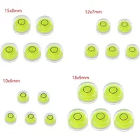 5pcs Round Horizontal Bubble Level High Precision Environmental Bulls Eye Spirit Level Accessories For Measuring Instrume