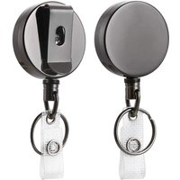 Metal Wire Keychain Pull Recoil Sporty Key Ring Retractable Keyring Anti Lost ID Card Holder Telescopic Burglar Chain Organizer