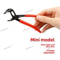 Home DIY 5/6 Inch Mini Pump Clamp Small Pipe Pliers Ultra Thin Shifting Spanner Multifunctional Crescent Wrench No Button