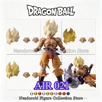 AIR 021 Dragon Ball Z Super Saiyan Legendary Super Saiyan Goku Replacement Head Sculpt for SHF Action Figure