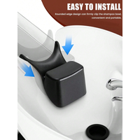 Salon Shampoo Bowl Neck Rest Cushion, Ergonomic Hair Washing Neck Support Pillow For Barber Shop Hairdressing Tools