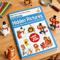 Children's Fun Find Game Book, Find Hidden Items, Find Similar Items Game, Interactive Activity Book, Cartoon Fun Patterns