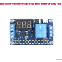 DC 6-30V Relay Module Trip Delay Switch Circuit Timer Adjustable Cycle Control Off Switch Delay Time Relay 6V 9V 12V 24V JYJD