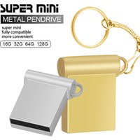 New Super Mini metal usb 2.0 flash drive 4GB 8GB 16GB 32 GB Tiny Pendrive Memory Stick 64gb Storage Device WaterProof u disk