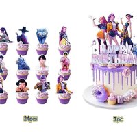 The Boy Bands and Girl Groups Birthday Party Decoration Tableware Cups Plate Banner Balloon Baby Shower Party Supplies