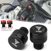 Motorcycle CNC Rearview Side Mirror Hole Cap Plug Accessories For Loncin Voge Valico 525 DS525X 525DSX DSX 525