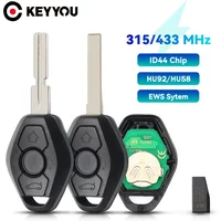 KEYYOU EWS Sytem ID44 Chip For BMW E38 E39 E46 X3 X5 Z3 Z4 1/3/5/7 Series 315/433MHz Keyless With Battery For BMW Remote Car Key