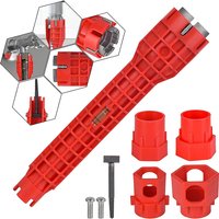 14-in-1 Multi-functional Wrench Sink Faucet Wrench Plumbing Repair Tool Disassembly Faucet Pipe Sink Installation Tool