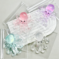 Taba Clear Glitter Kawaii Jellyfish Octopus Squishy Animal Duck Stress Relief Toy Fidget Anti-anxiety Pull Focus ADHD Desk Gift