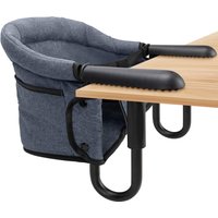Clip On High Chair to Table, Portable High Chair with Removable Seat Fast Table Chair with Storage Bag Toddler Home And Travel