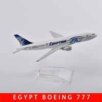 JASON TUTU 16cm EGYPT AIR AEROPLANE MODEL BOEING 777 AIRPLANE Aircraft Model Planel Airplane Diecast Metal 1/400 Scale Pla