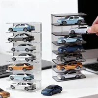 7-layer Mini Car Model Storage Rack,Acrylic Multi-layer Display Stand,Children's Toy Car Desktop Organizer,vertically Stored